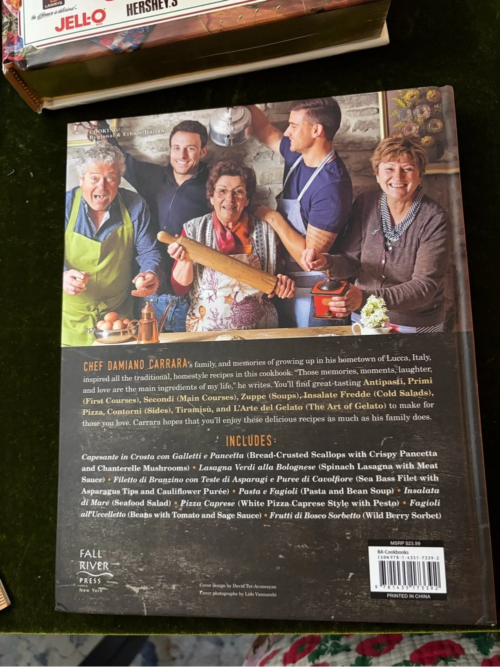 A Taste of Italy Cookbook by - Gray Cover